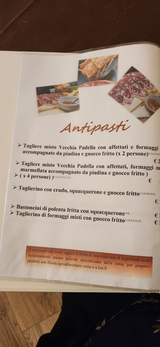 Menu Trattoria Alla Vecchia Padella-1
